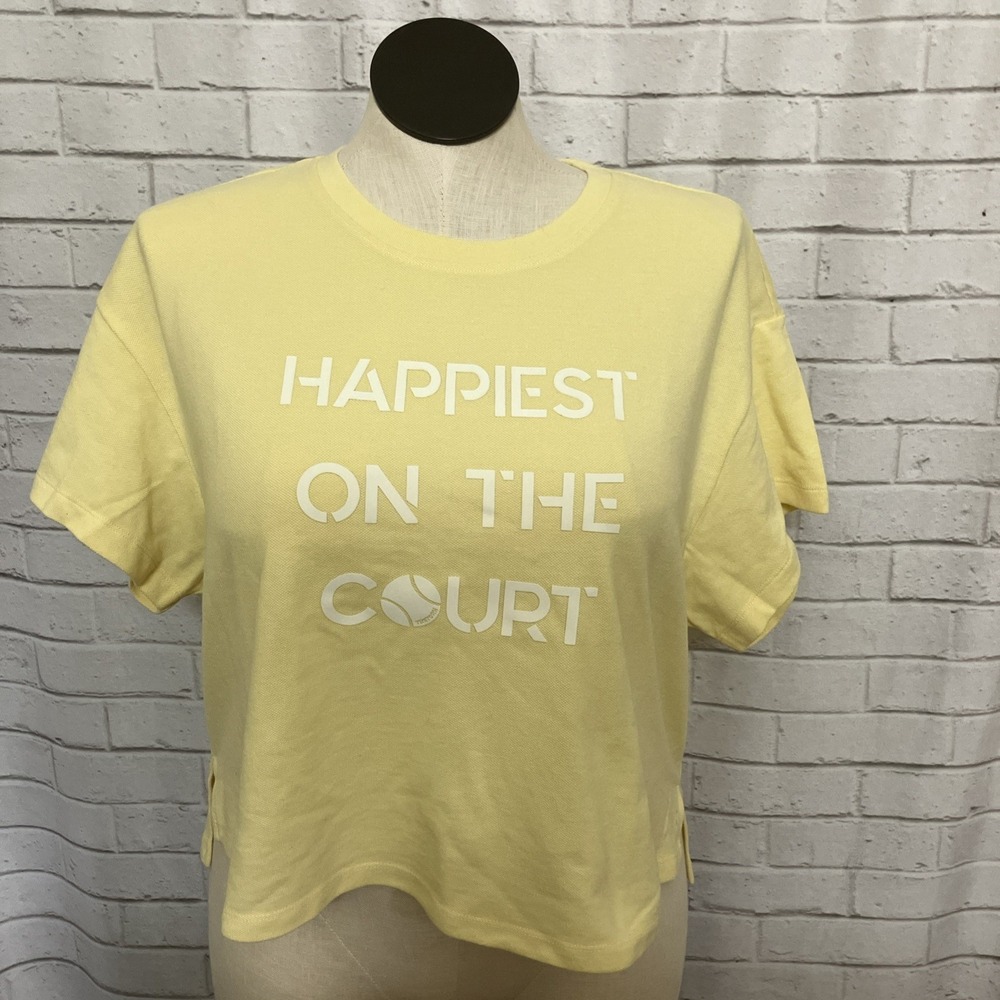 Happiest On The Court Graphic Tee NWT Tretorn for Anthropologie 1XL